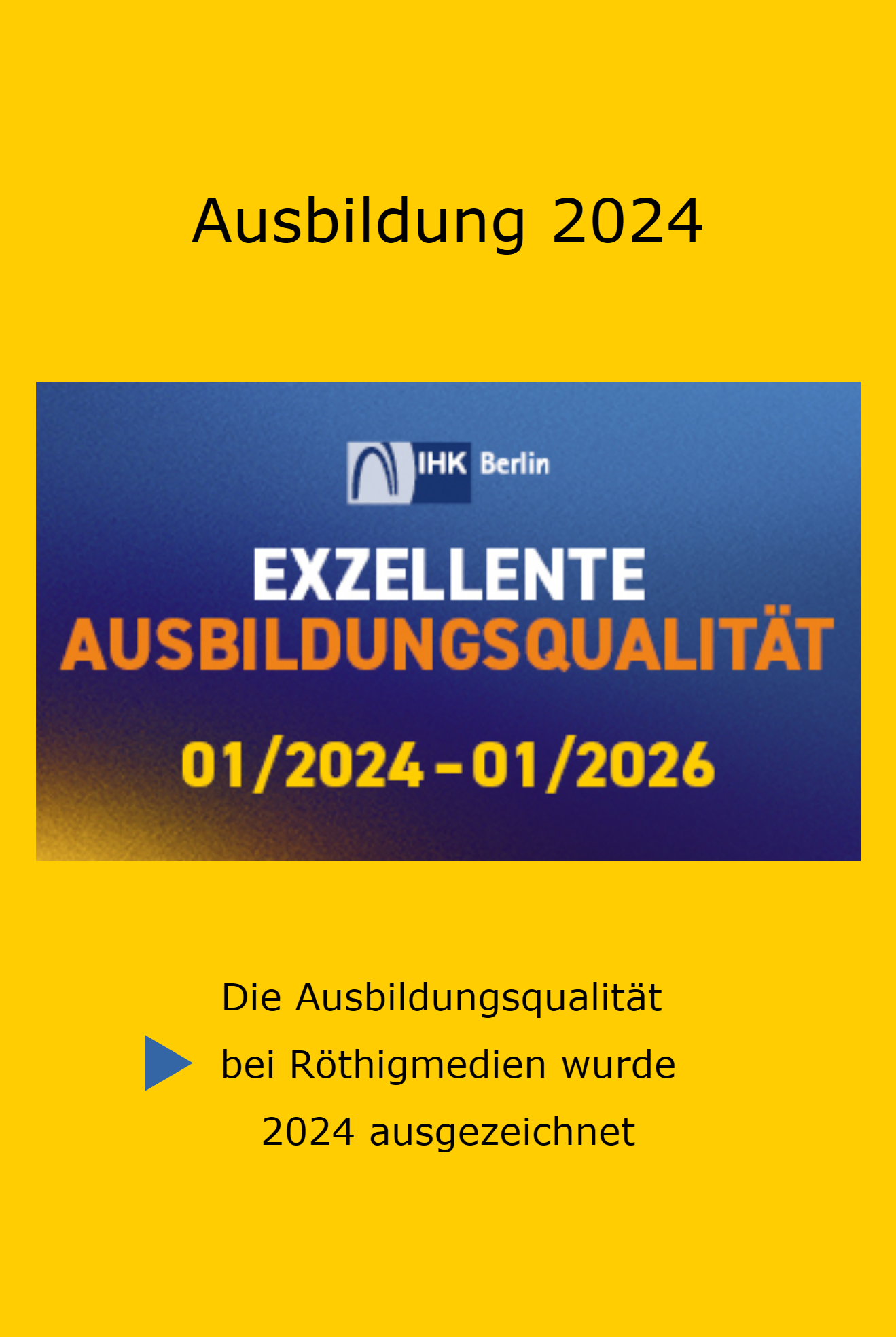 Ausbildungsqualität